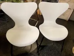 【偽物】Fritz Hansen フリッツハンセン セブンチェア風 チェア 2脚
