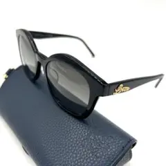 美品 LOEWE ロエベ サングラス LW40079U ブラック ロゴ
