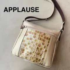 【APPLAUSE】アプローズ　ショルダーバッグ　ゴールド　日本製