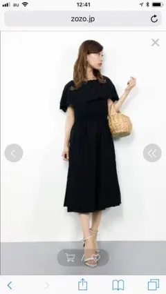 ♢GLOBALWORK 4WAYリバーシブルワンピース ブラック