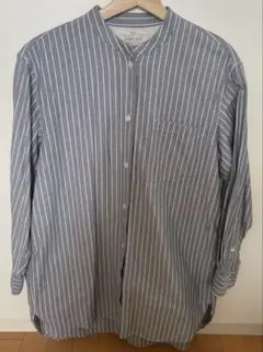 無印良品 スタンドカラーシャツ