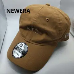 ◆855 NEWERA　NYC キャップ　ブラウン　アジャスタ