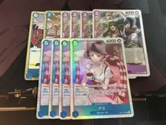 【安値セット販売】OP11-054　ナミSR4枚&青紫ルフィお得セット