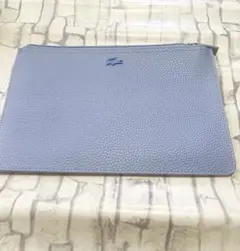 ライトブルー　クラッチバッグ　値下