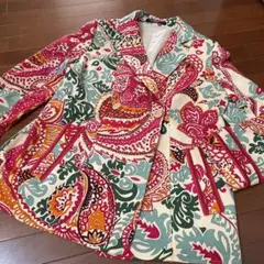 美品 LEONARD レオナール 総柄 ジャケット