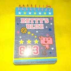 BETTY'S BLUE メモ帳 A6サイズ