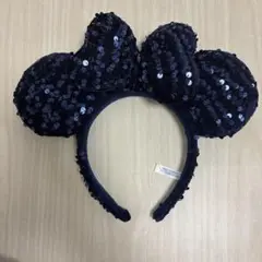 黒いミッキー耳風カチューシャ