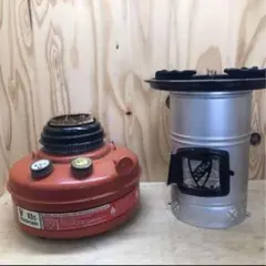 イングランド製バーラー２筒式ストーブ耐震装置付き VALOR / Oil Heater バーラー イギリス製 L20 2筒式 石油