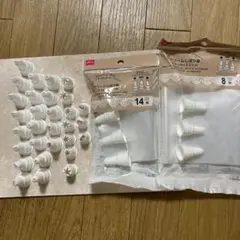 ホイップデコ使用絞り袋セット 14枚+8枚入り　しぼり口