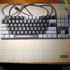 【動作品】メカニカルキーボード 黒/グレー 赤軸