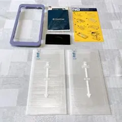 【iPhone 12 mini 】ガラスフィルム 2枚 ガイド枠付き