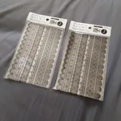 クリアシール ステッカー レース