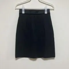 untitled アンタイトル　ラメスカート　サイズ1 ブラック