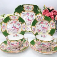 ミントン コカトリス ティーカップトリオ BBプレート 英国 希少 美品 B