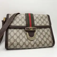 希少 ✨ オールドGUCCI ショルダーバッグ シェリーライン GG