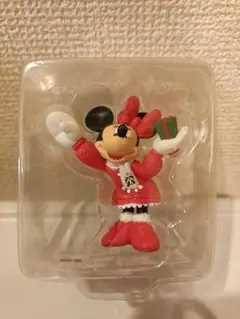ミニーマウス　フィギュア　クリスマス　新品未使用　ディズニーシーノベルティ