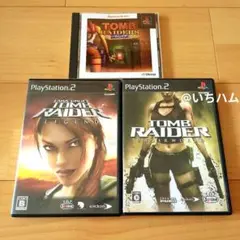 トゥームレイダー:アンダーワールド等　PS1.2ソフト3本セット
