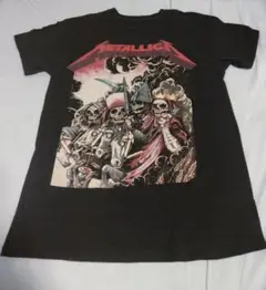 メタリカ　Tシャツ　ビンテージ　ロック　バンド　メタル　ヘビメタ　ハードコア　黒