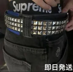 黒 スタッツベルト y2k sk8スケーター bigboy supreme