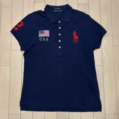 Ralph Lauren USA ポロシャツ 半袖 ネイビー