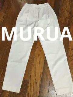 新品未使用　MURUA ホワイト カジュアルパンツ Sサイズ