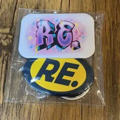 Re.(アールイードット)非売品缶バッチ