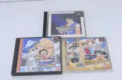 PS1 ワンピース他ソフト3本セット 倉庫保管品動作未確認 管理番号A00255