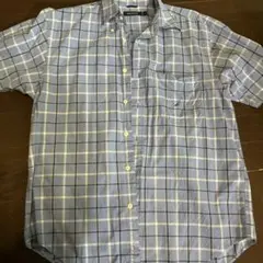 NAUTICA 半袖チェックシャツ Mサイズ