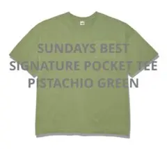 美品 SUNDAYS BEST SIGNATURE POCKET TEE