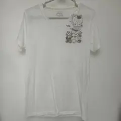 新品レディースL【タマとフレンズ Tシャツ 】Vネック