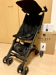 gb POCKIT ベビーカー ポキット 未使用トラベルバック付