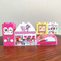 アンパンマンブロックラボ　ブロックラボ　ミュージアム限定　ドキンちゃん　ピンク
