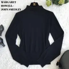 極美品✨MARGARET HOWELL×JOHN SMEDLEY ニット 黒 M