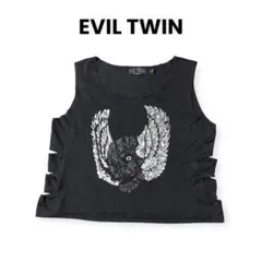 EVIL TWIN エビルツイン レディース タンクトップ スカル ショート S