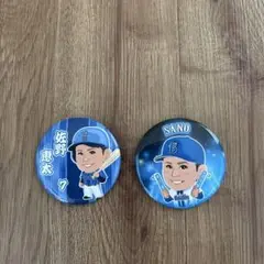 ベイスターズ佐野選手缶バッチ