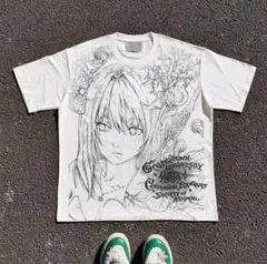 graphic print t opium y2k 00 archiv