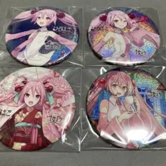 初音ミク ひろはこ 桜ミク 缶バッジ
