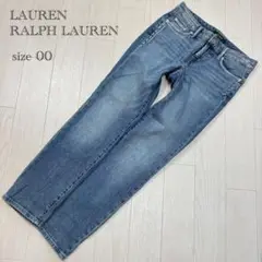 ローレンラルフローレン　ステッチデザインスキニーデニムパンツ　ストレッチ　S