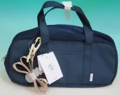 emoka エモカ 絵の具バッグ ショルダーベルト付き NAVY ネイビー