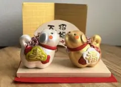戌の置物セット