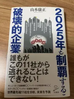 2025年を制覇する破壊的企業　山本康正