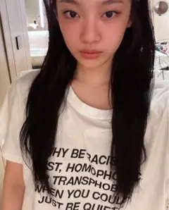 Frank Ocean着用 Why Be Racist 『XLサイズ』Tシャツ白