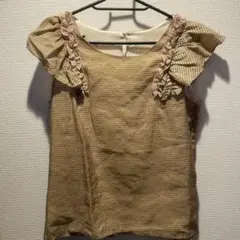 BE RADIANCE トップス ブラウス フリル