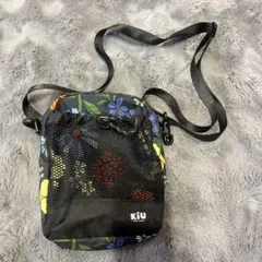 【未使用】キウ kiu ショルダーバッグ 花柄 フラワー