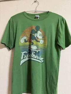 BEAMS Disney Mickey ビームス ミッキーマウス Tシャツ 緑色