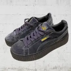 【厚底】PUMA rihanna FENTY スウェード スニーカー ベルベット