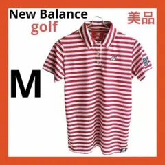 （美品）New Balance ニューバランス　レディース半袖ポロシャツ　M
