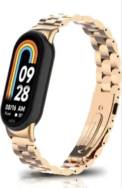 Xiaomi Band 9 バンド　スマートウォッチ　ローズゴールド