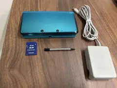【動作品】ニンテンドー3DS 本体　アクアブルー