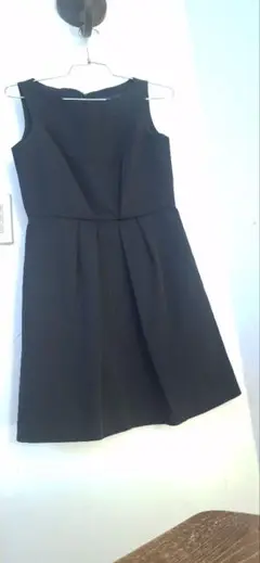 IENA SLOBE ブラック ノースリーブワンピース